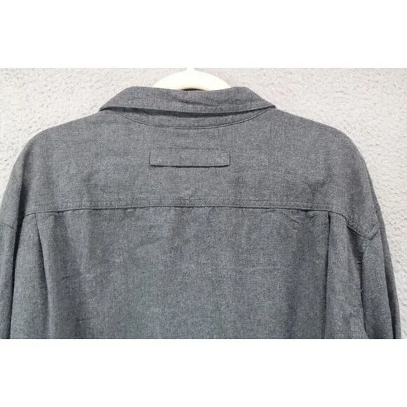 Duluth Trading Co. Long Sleeve Button Up Grey Shirt-Size 2XL-Relaxed Fit - Picture 10 of 10